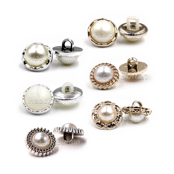 组合珍珠扣,ABS电镀扣
